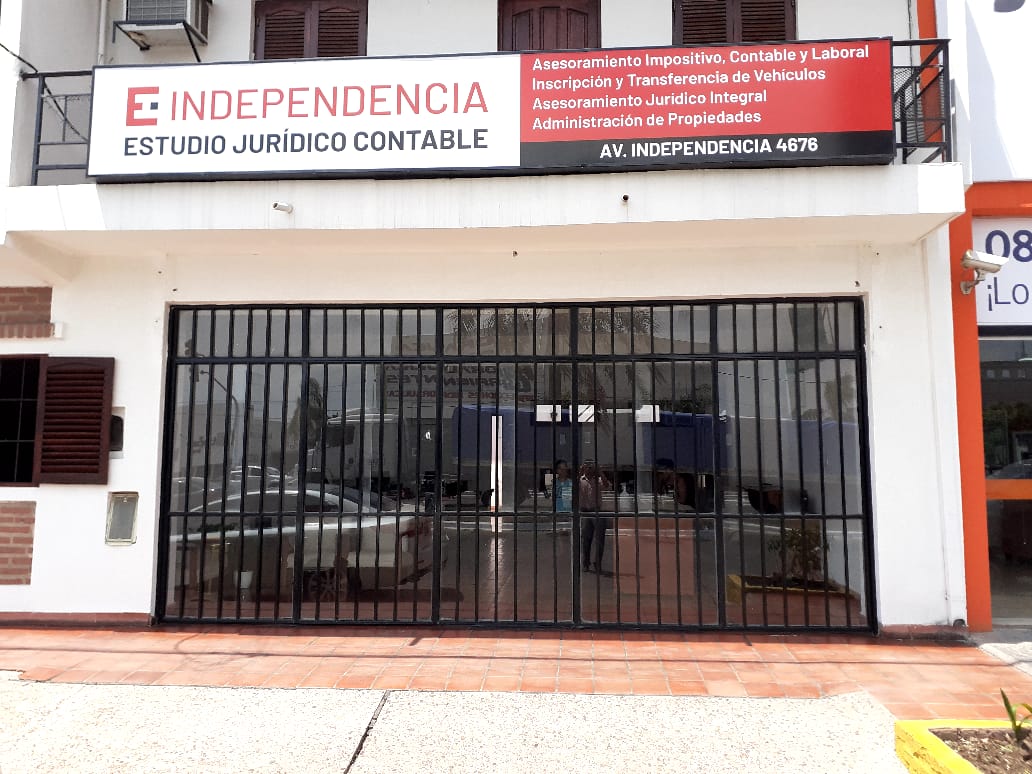 Fachada del Estudio Jurídico Contable Independencia